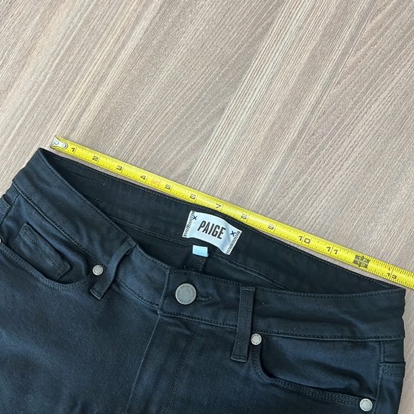 PAIGE Verdugo Ultra Skinny Black Jeans Size 29 - Picture 7 of 8